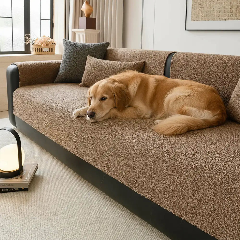 All-Season Breathable Chenille Scratch-Resistant Sofa Protection Outdoor Couch Cover