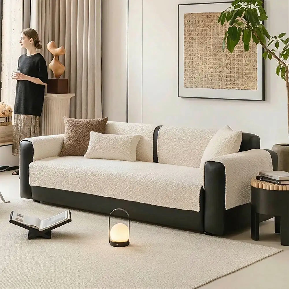 All-Season Breathable Chenille Scratch-Resistant Sofa Protection Outdoor Couch Cover