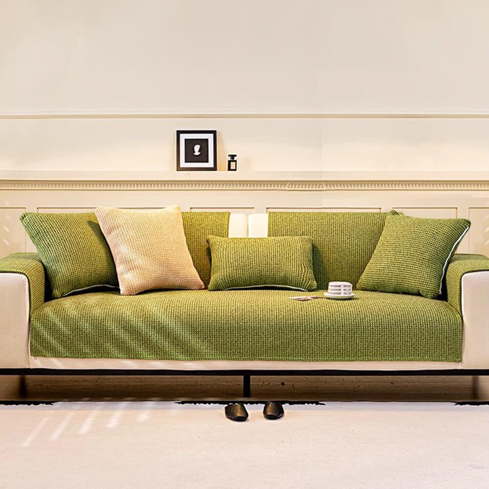 All Seasons Pet-Friendly Anti-Snag Woven Couch Cover