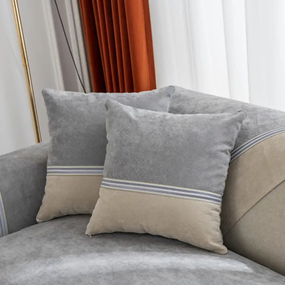 All Seasons Water-Resistant Colorblock Anti-Slip Couch Cover for Pets and Kids