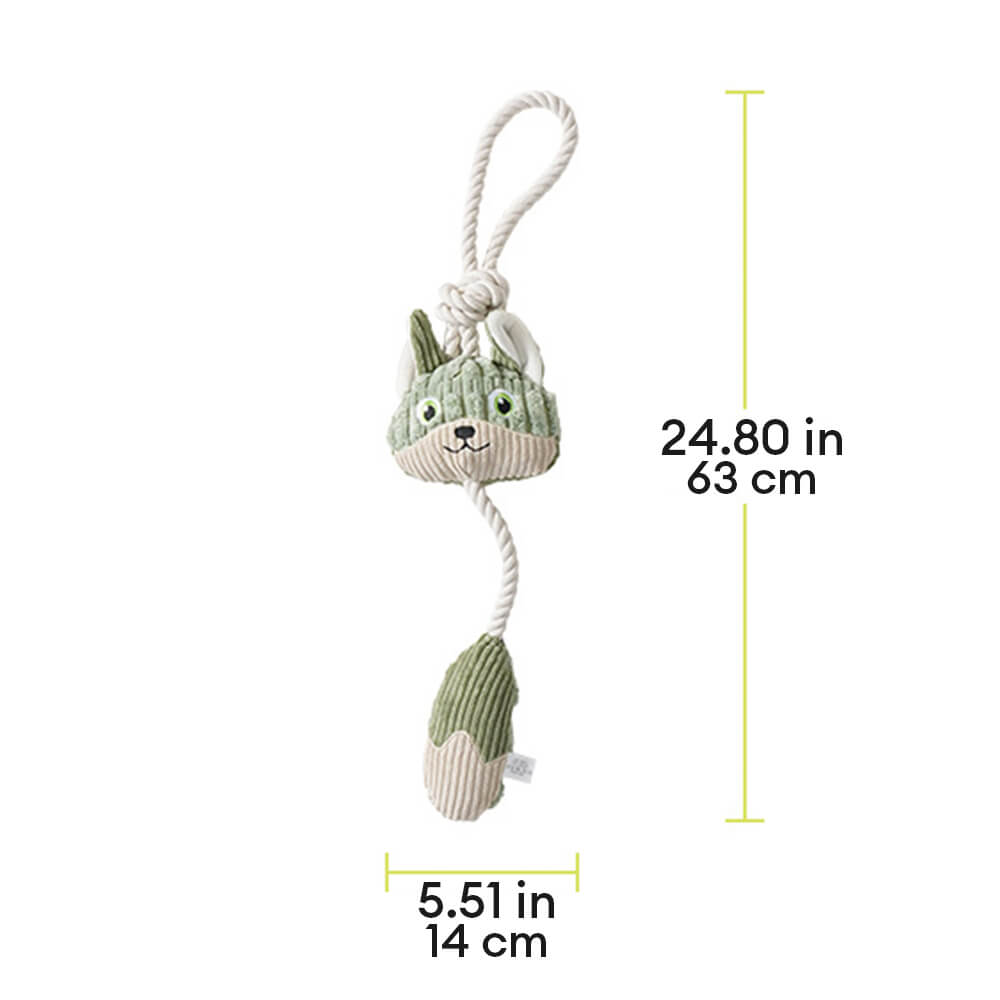 Jouet interactif pour chien en peluche, assemblage d'animaux, nettoyage des dents, couinement