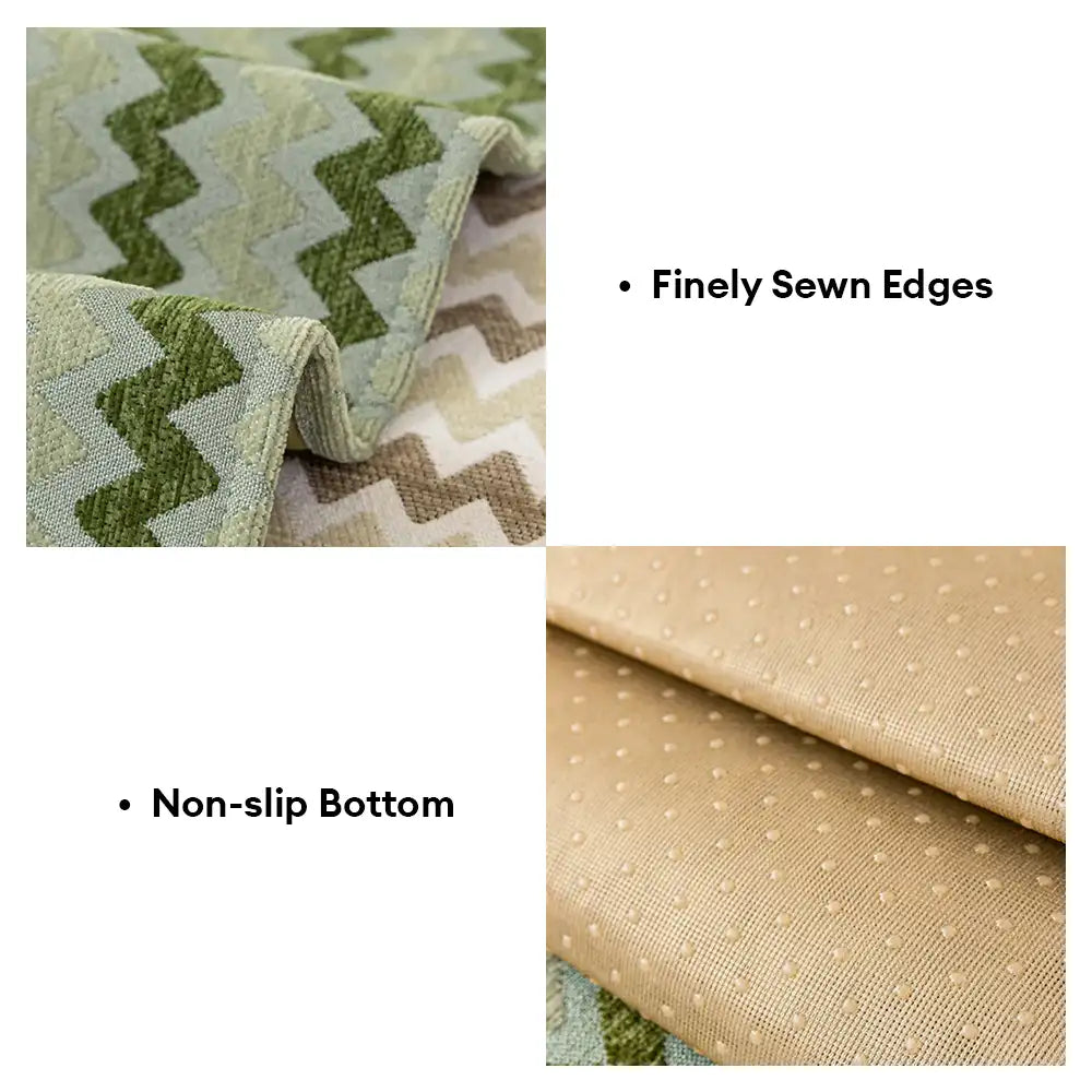 Chenille Art Corrugated Breathable Non-slip Couch Cover