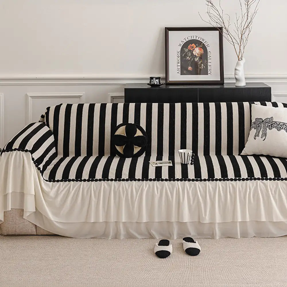 Chenille Scratch-resistant Pet-friendly Sofa Protector Non-slip Couch Cover