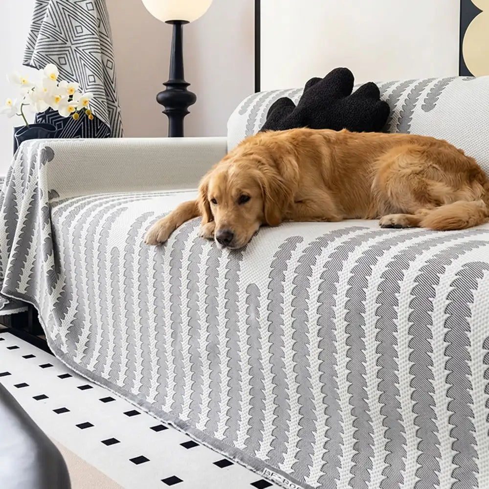 Cooling Ice Silk Breathable Heat-Absorbing Sofa Blanket Washable Couch Cover