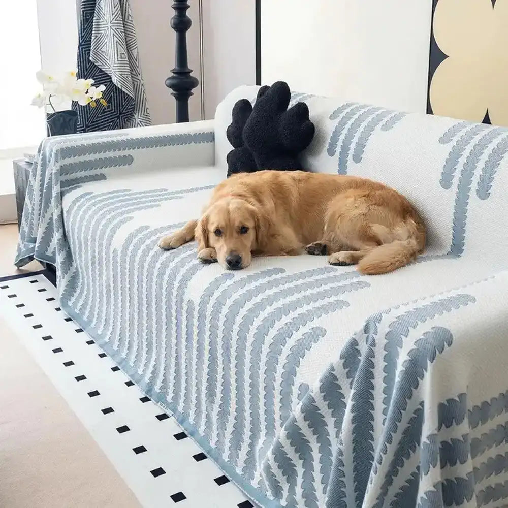 Cooling Ice Silk Breathable Heat-Absorbing Sofa Blanket Washable Couch Cover