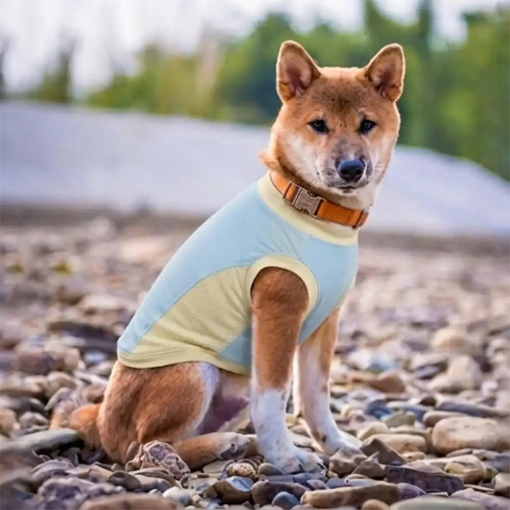 Cooling Ice Silk Sunscreen Dog Vest