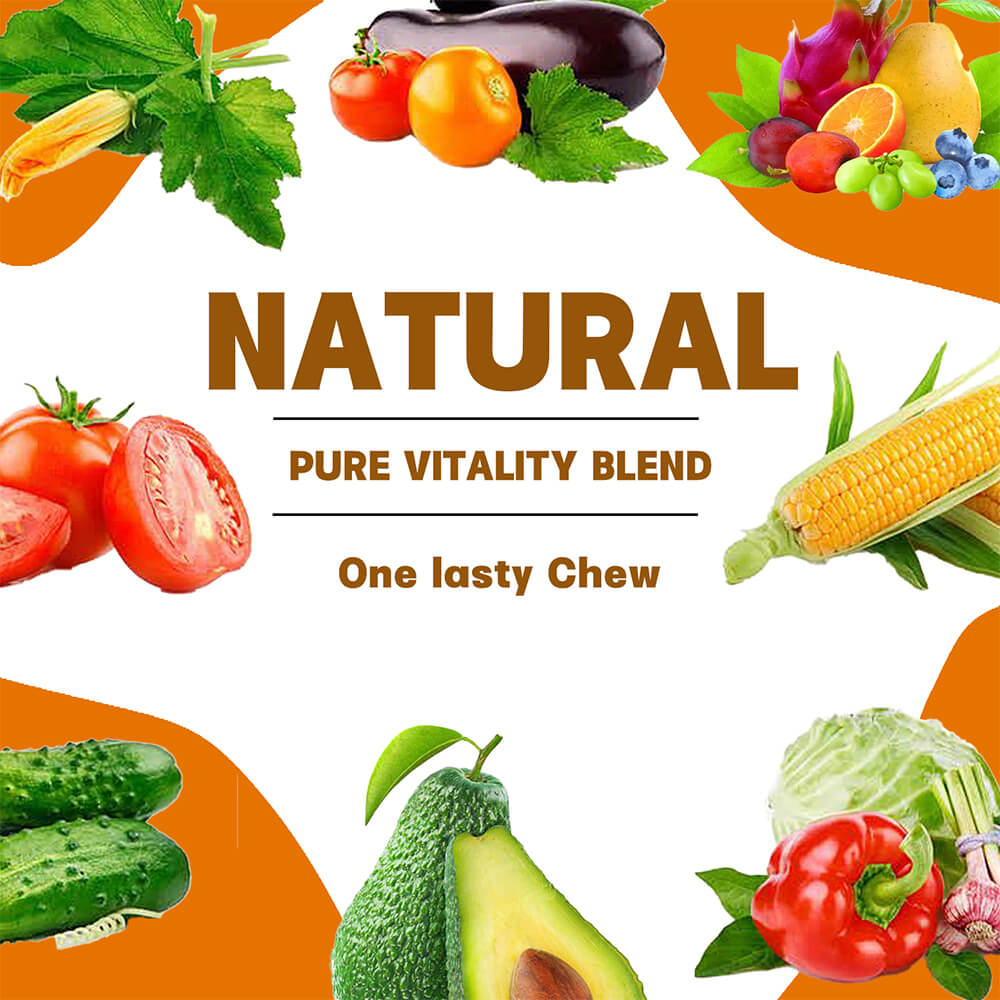 Dog Multivitamin Treats for Immune Health and Skin & Coat Support - 120 Count