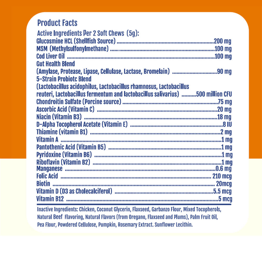 Dog Multivitamin Treats for Immune Health and Skin & Coat Support - 120 Count