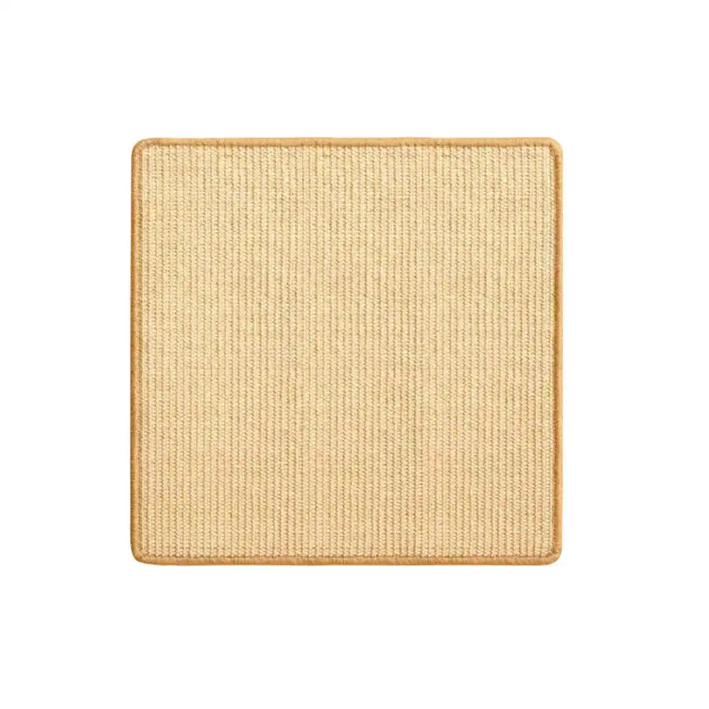 Faux Sisal Cat Scratcher Mat Sofa Protector with Velcro Tape