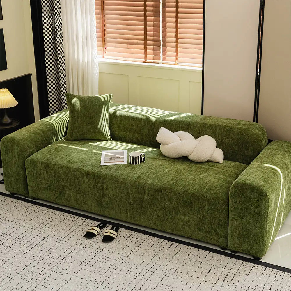 Herringbone Full Coverage Comfortable Scratch-Resistant Sofa Protection Magic Outdoor Couch Cover