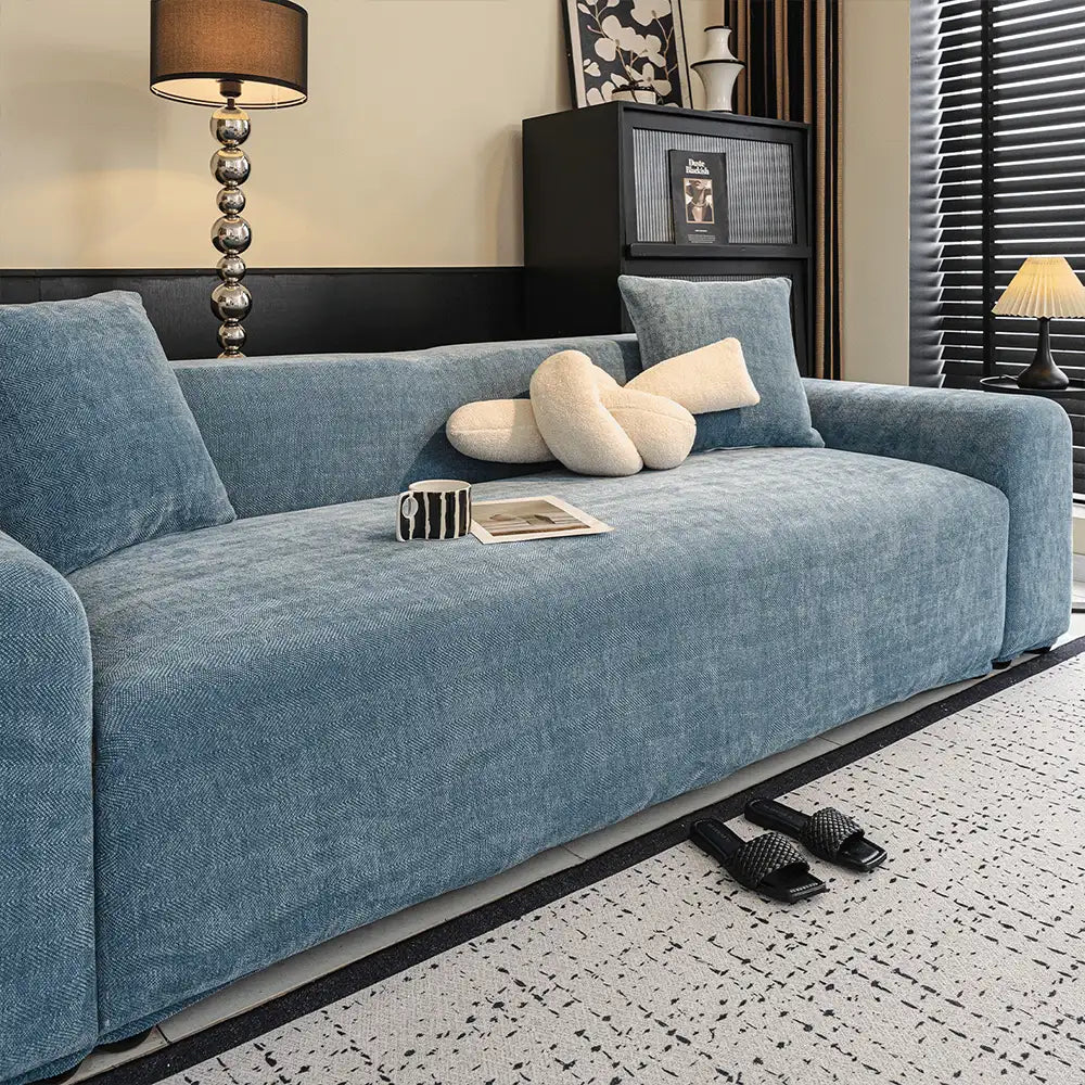 Herringbone Full Coverage Comfortable Scratch-Resistant Sofa Protection Magic Outdoor Couch Cover