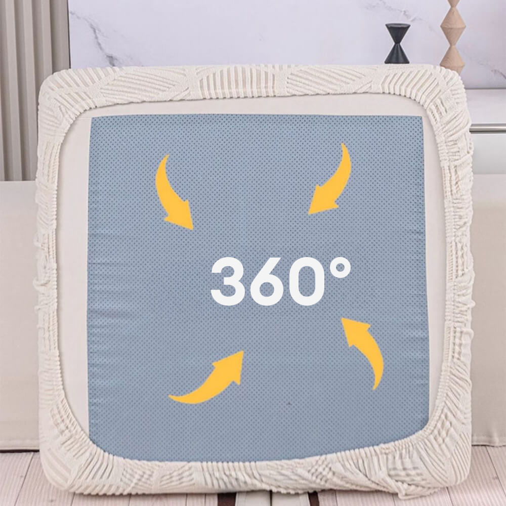 Honeycomb Pattern Water-resistant Stretch Full-Cover Magic Outdoor Couch Cover