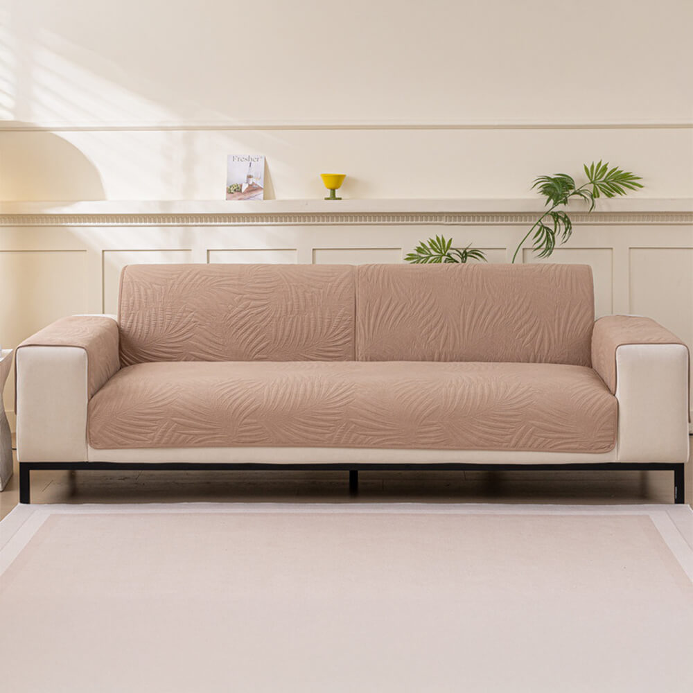 Patrón de hojas grandes El sofá de sofá resistente al agua