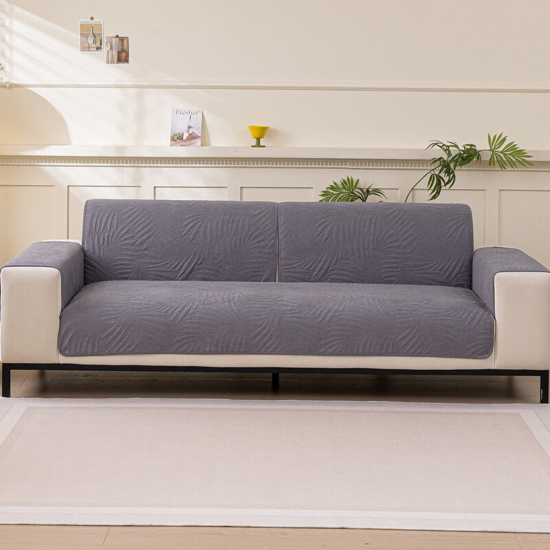 Patrón de hojas grandes El sofá de sofá resistente al agua