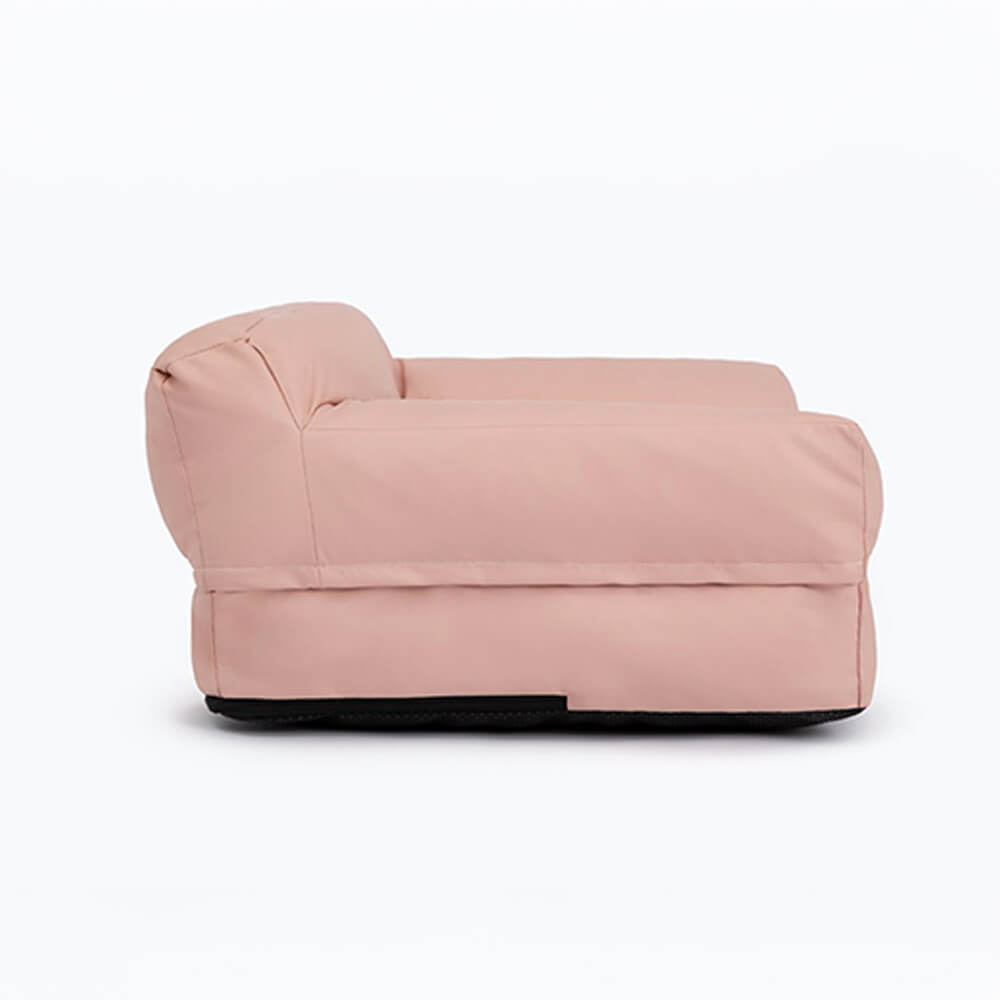 Cama de sofá de capricho de apoyo para perros y gatos de lujo impermeable