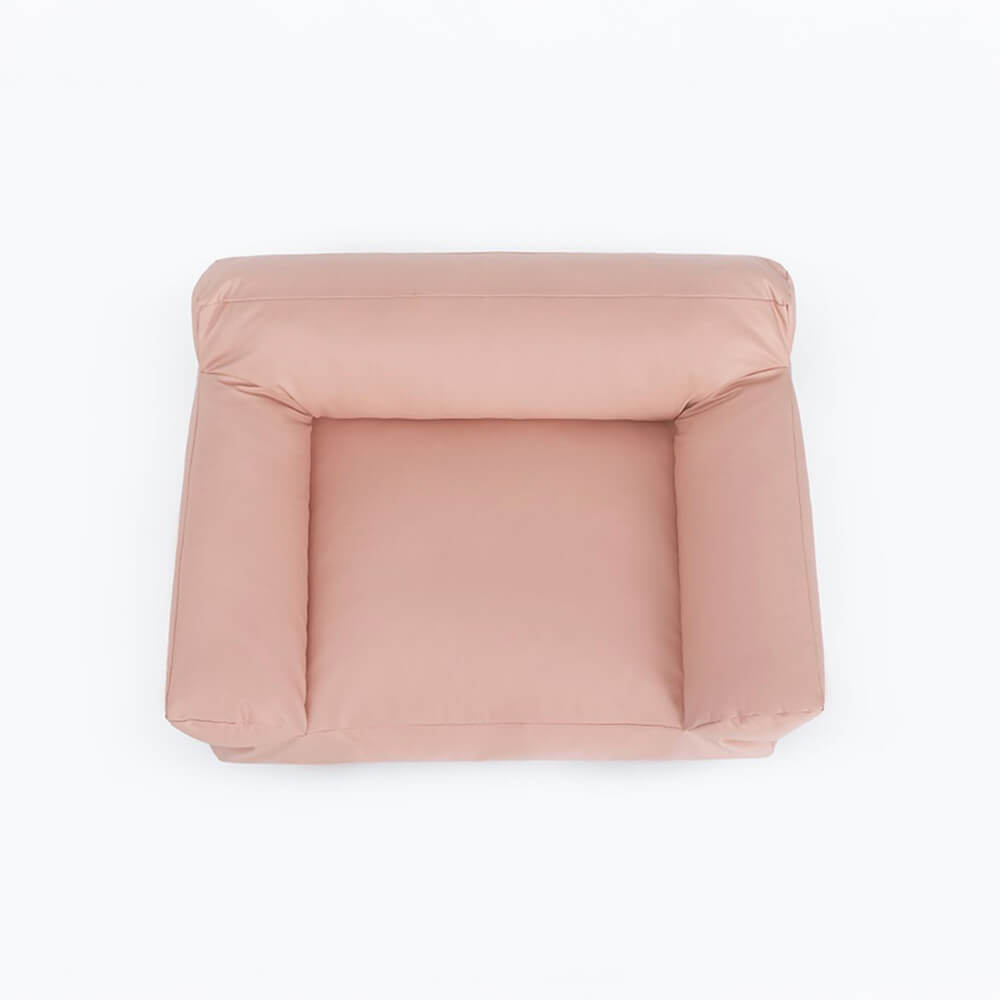 Cama de sofá de capricho de apoyo para perros y gatos de lujo impermeable