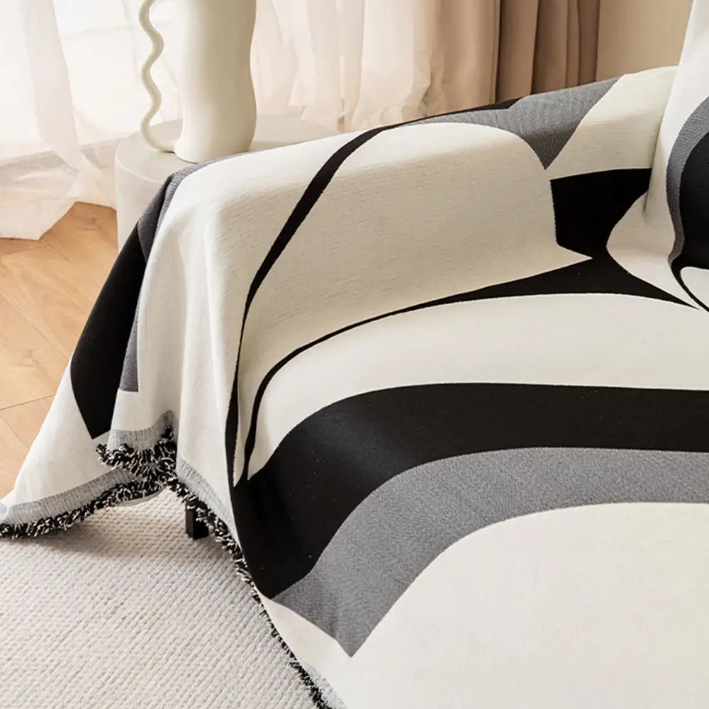 Modern Art Chenille All-Season Universal Fit Multifunctional Couch Cover