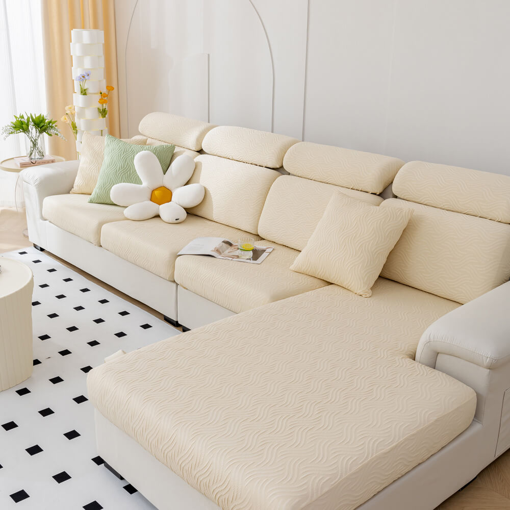 Modern Cooling Water-resistant Antifouling Stretch Magic Couch Cover