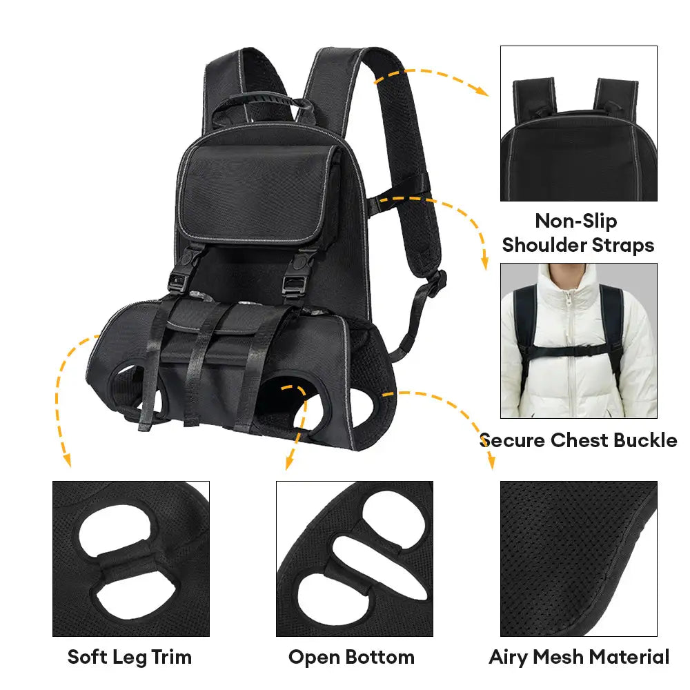 Outdoor Sports Portable Ergonomic Comfortable Lift Harness Dog Sling Carrier
