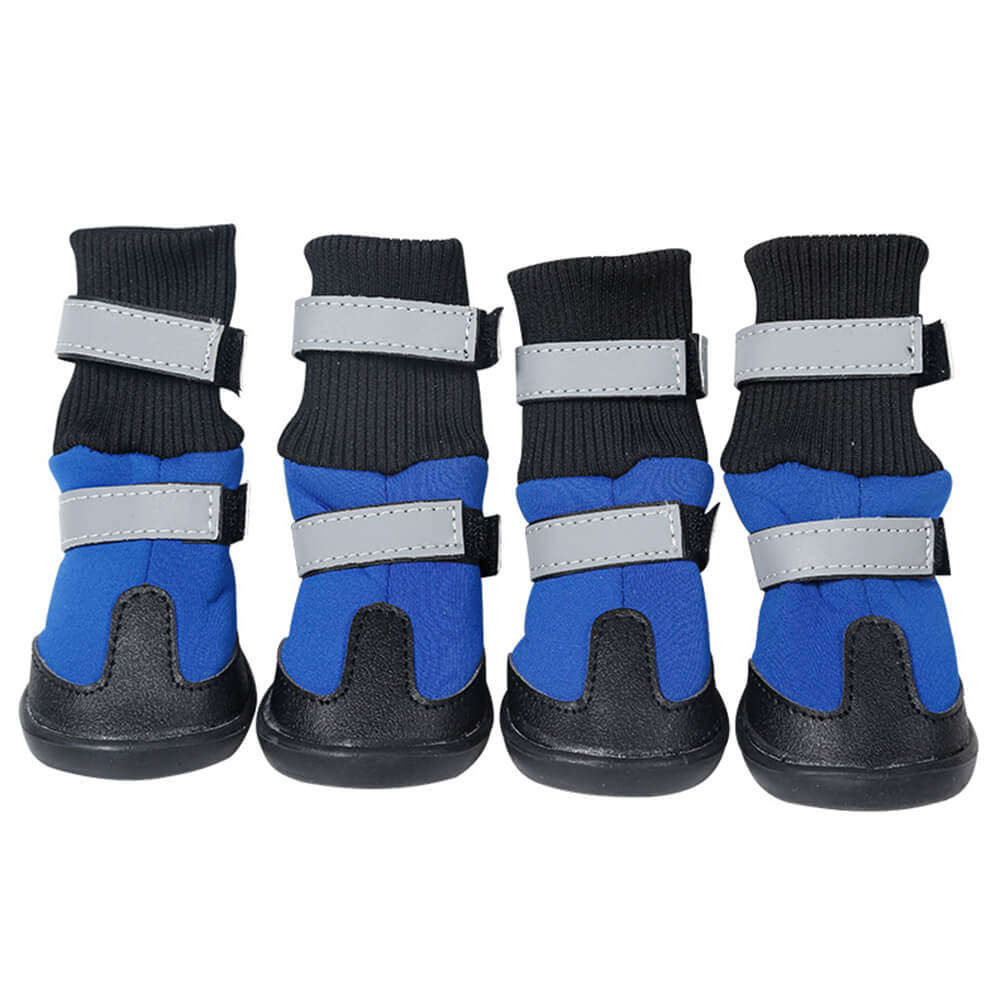 Wasserdichte, warme, langlebige, reflektierende Hundestiefel für den Außenbereich
