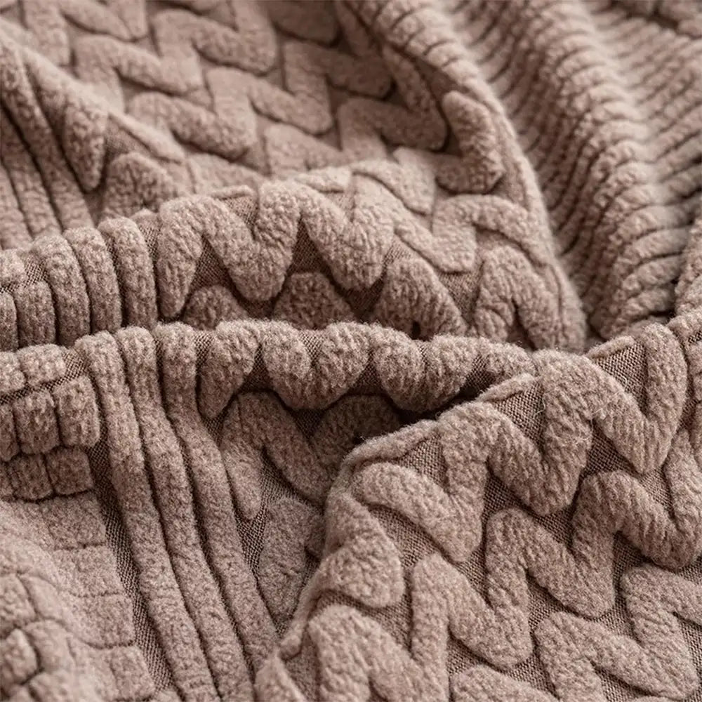 Polar Fleece Soft Antistatic Protection Sofa Stretch Full Wrap Couch Cover