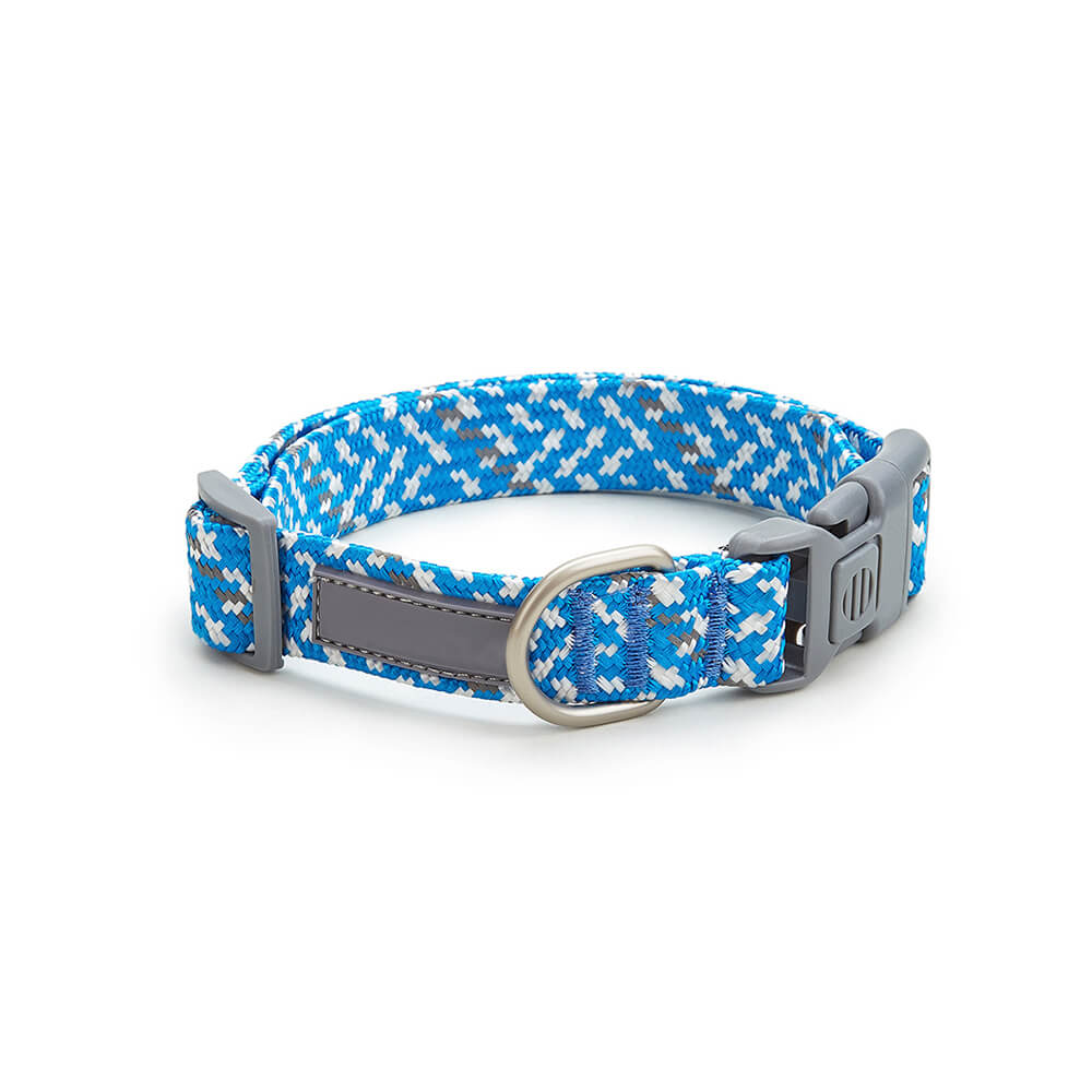 Reflective Weave Adjustable Anti Pull Dog Collar and Leash