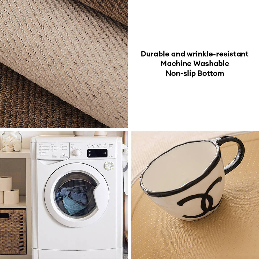 Simple Modern Jacquard High-Weight Non-Slip Chenille Outdoor Couch Cover