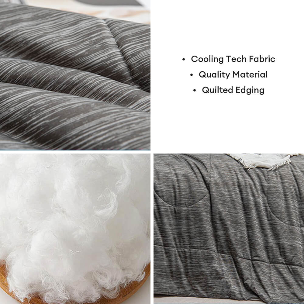 Skin-Friendly Breathable Lightweight Cooling Comforter for Hot Sleepers