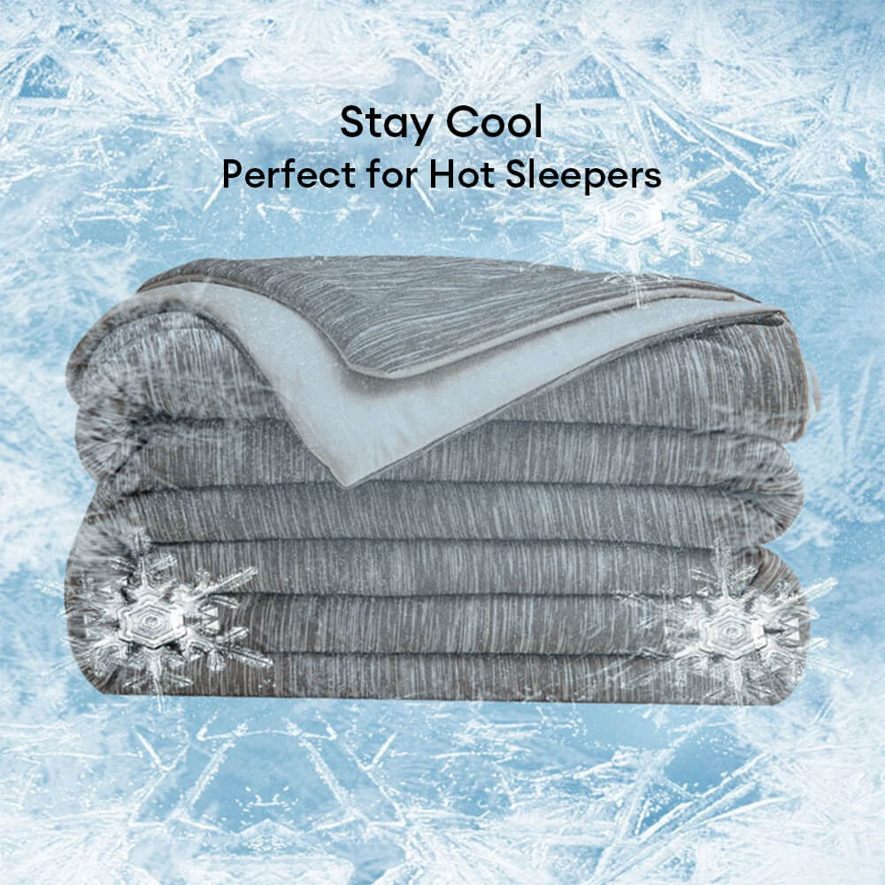 Skin-Friendly Breathable Lightweight Cooling Comforter for Hot Sleepers