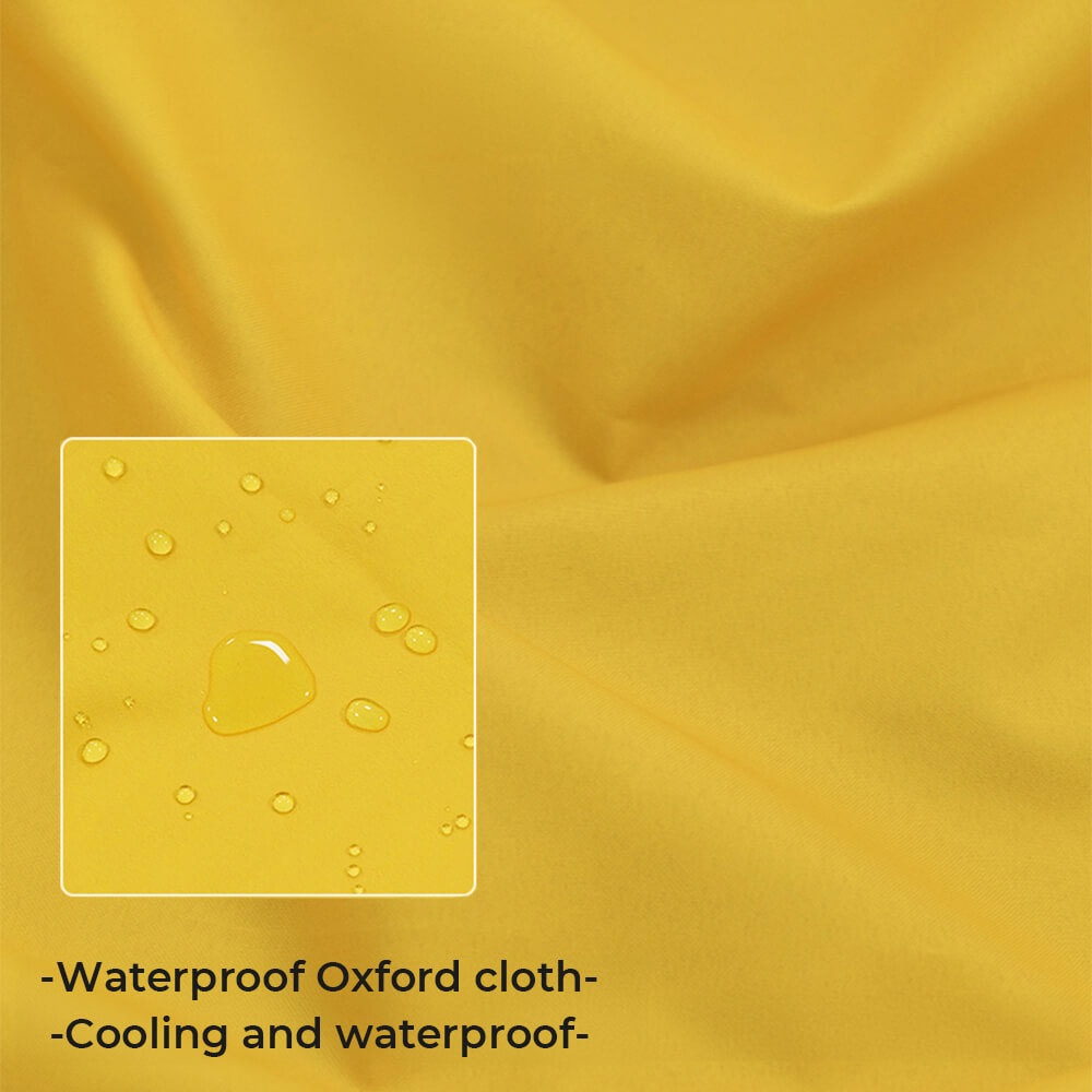 Cama de perro de enfriamiento impermeable cuadrado a rayas