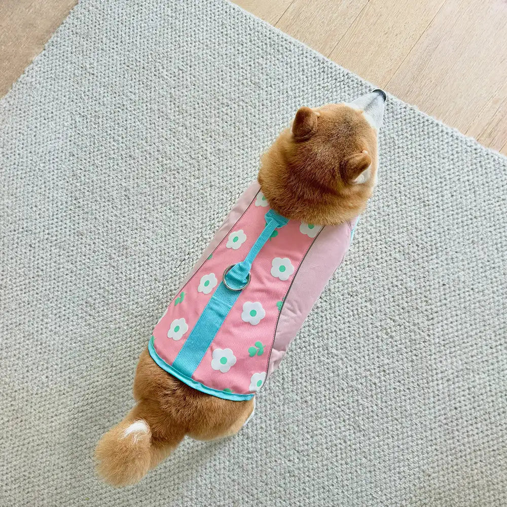 Stylish Color-Blocked Dog Life Jacket