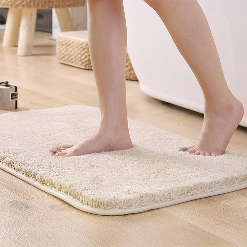 Alfombra de puerta de mascotas resistente al lodo absorbente de lujo grueso para patas sucias