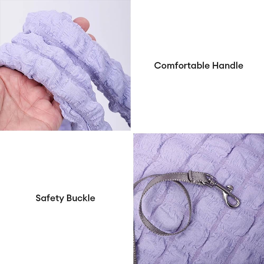 Bolso de hombro de portador de mascotas transpirable de moda acogedor