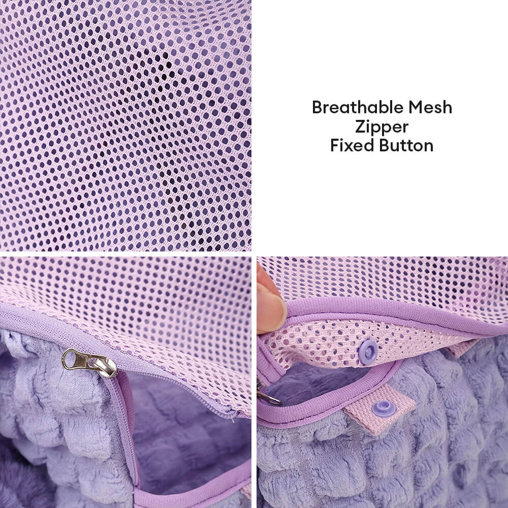 Bolso de hombro de portador de mascotas transpirable de moda acogedor