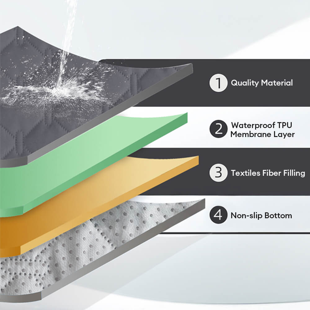 Cubierta de sofá de mascotas de diamantes impermeables y no deslizantes: protección elegante para muebles