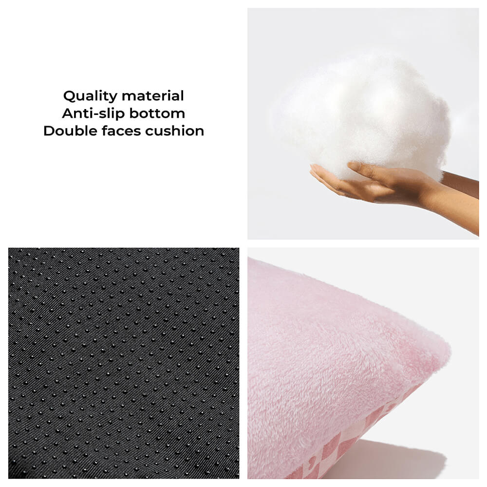 Camilla de asiento de automóvil para perros vintage corazón