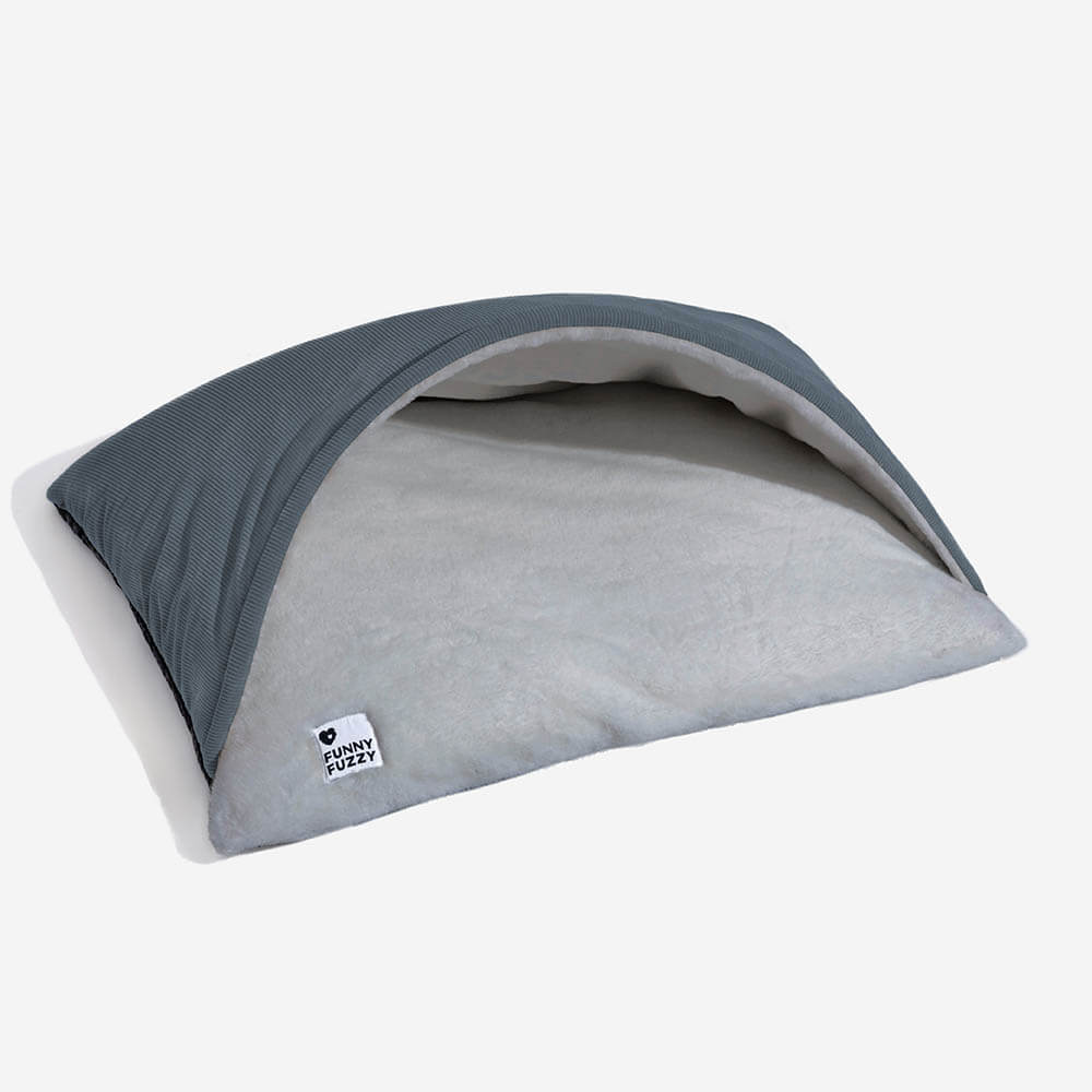 Cama de perros con saco de dormir de cachorros difuso extremadamente suave