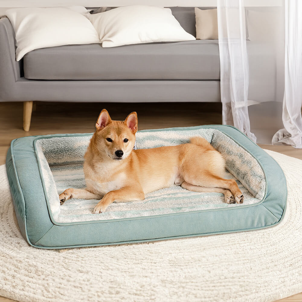 Serta, Large, Quilted Gel Memory Foam Ortho Couch Pet Bed – USA
