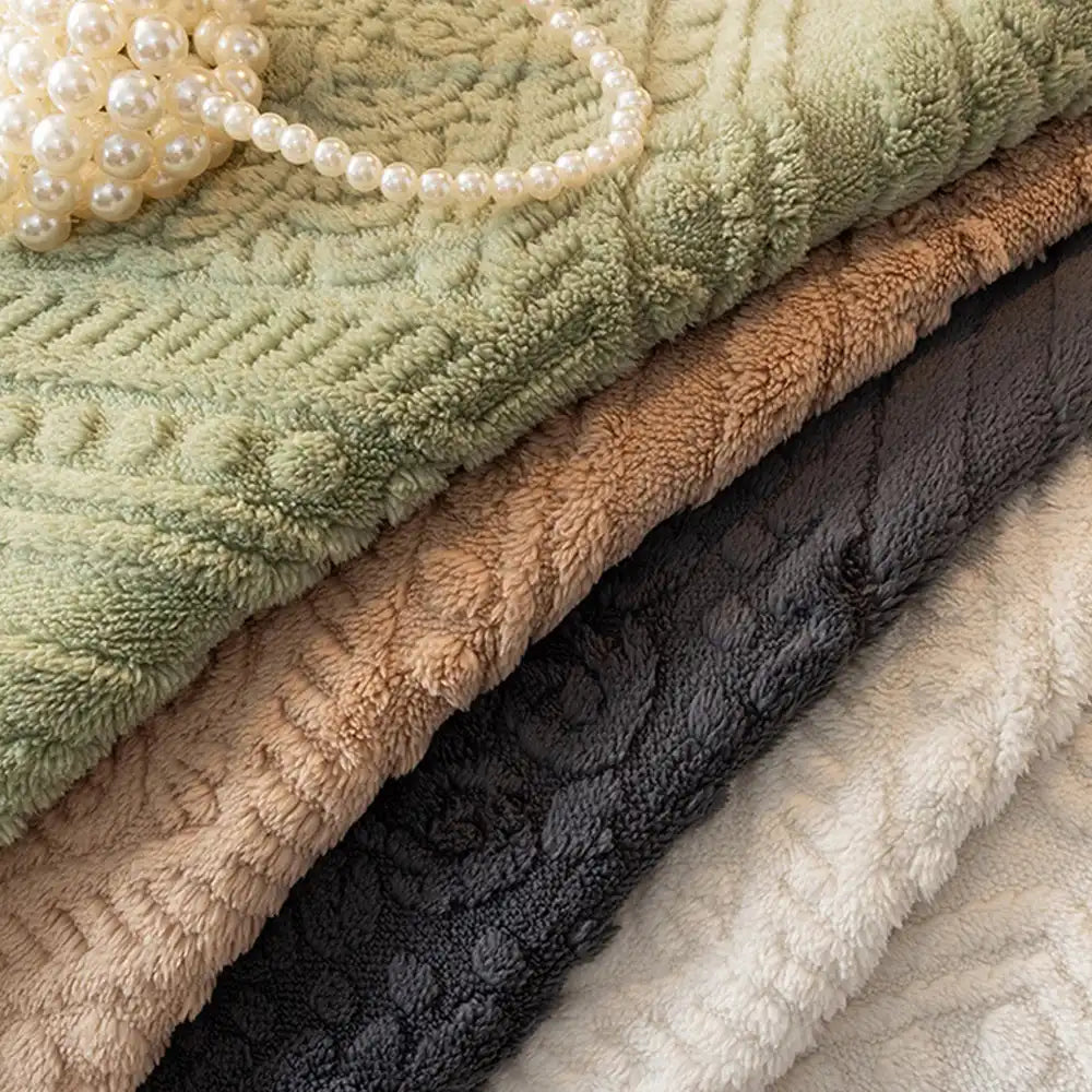 Toda la temporada de estilo nórdico Nórdico Plush Talled Decorativo Cubierta de sofá sin deslizamiento