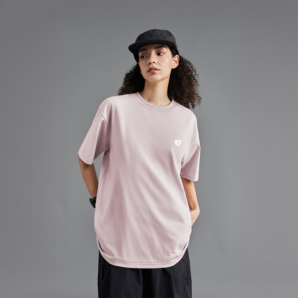 Einfarbiges, leichtes, kühlendes, gegen Tierhaare resistentes Unisex-T-Shirt