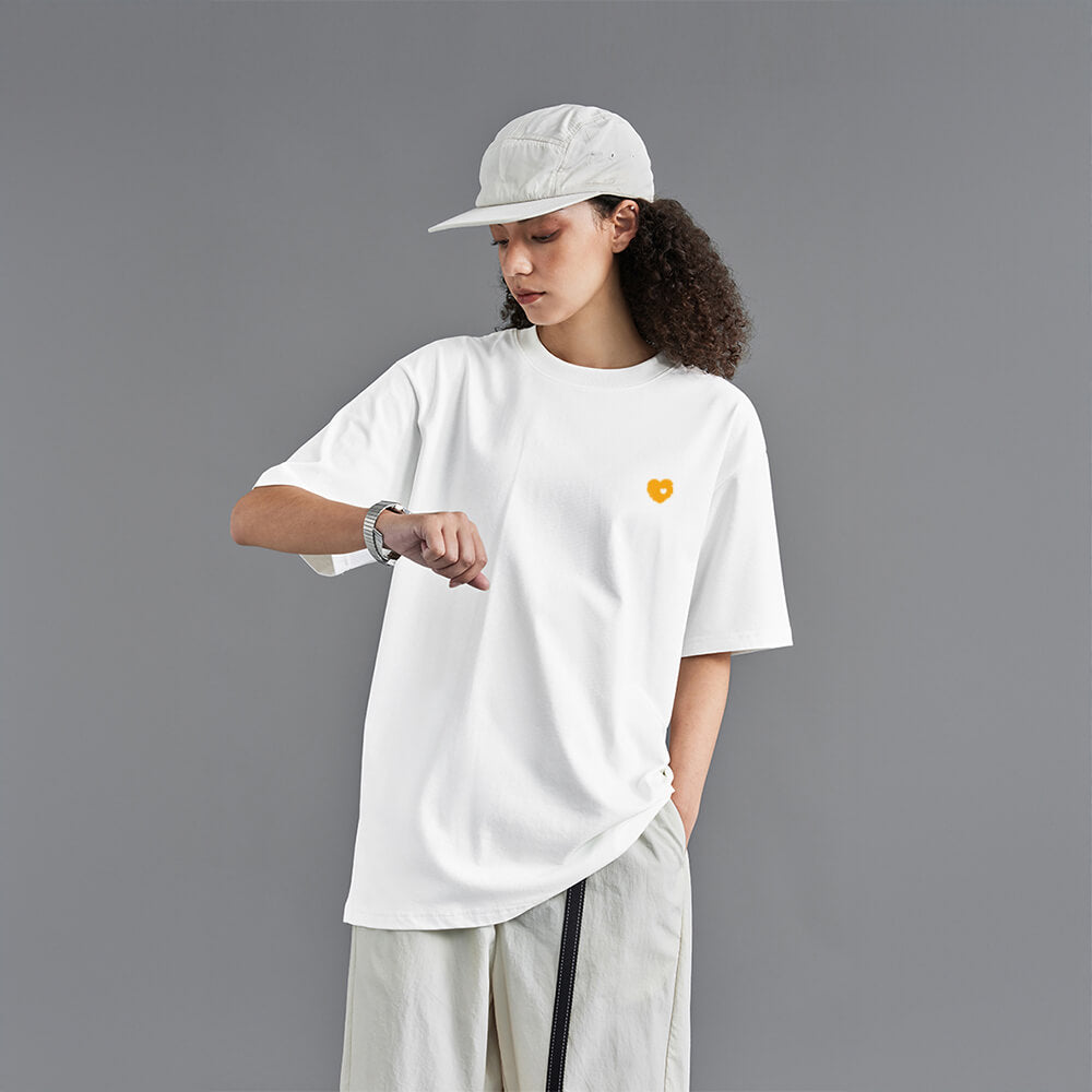 Einfarbiges, leichtes, kühlendes, gegen Tierhaare resistentes Unisex-T-Shirt