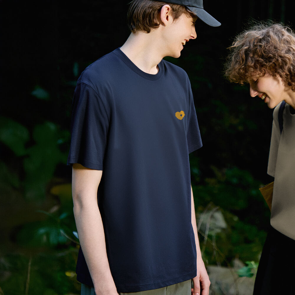 Einfarbiges, leichtes, kühlendes, gegen Tierhaare resistentes Unisex-T-Shirt