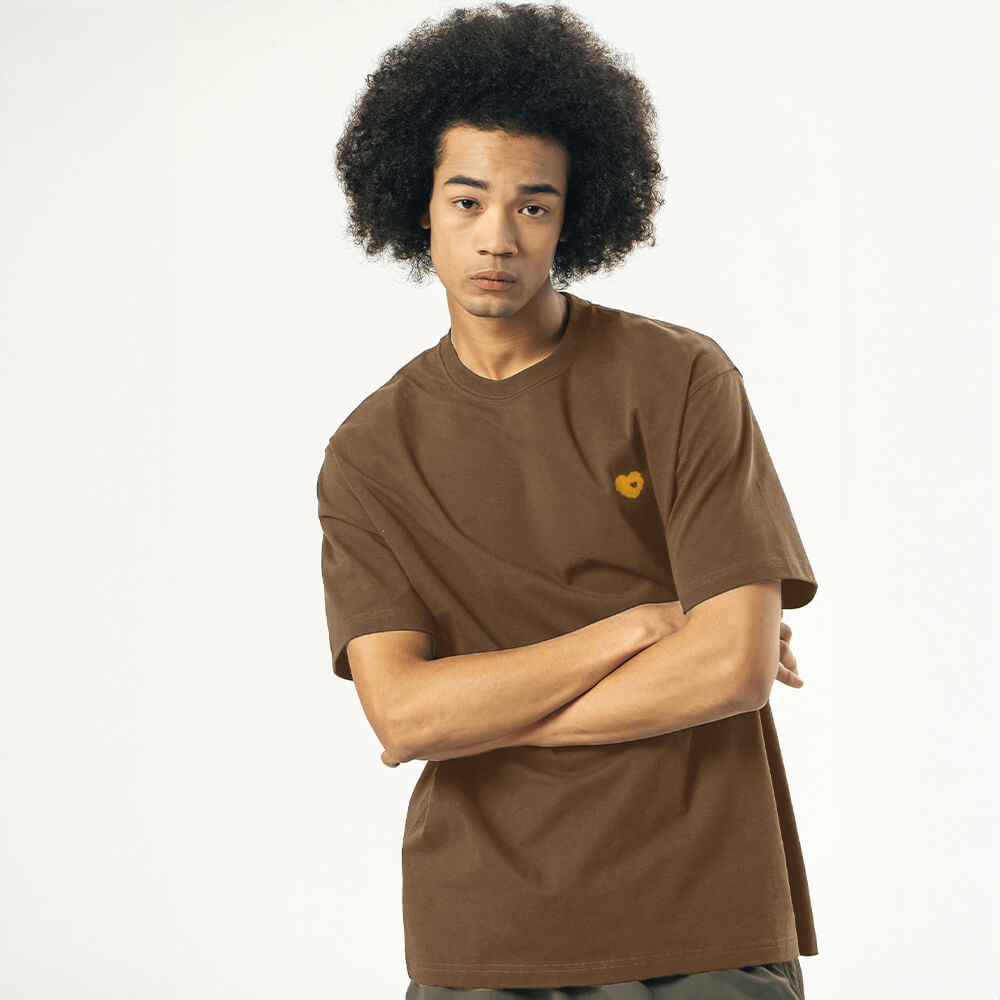 Einfarbiges, leichtes, kühlendes, gegen Tierhaare resistentes Unisex-T-Shirt