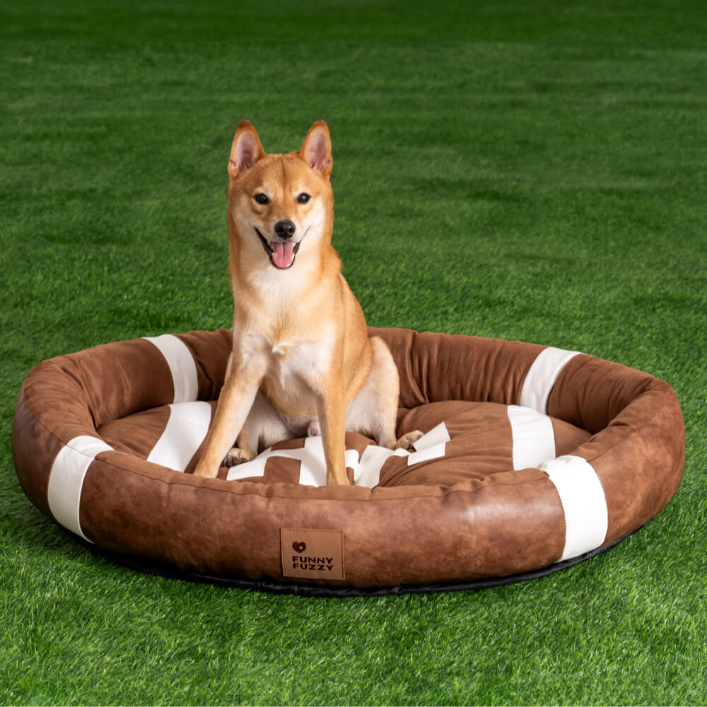 Game Day Ready - Football Orthopedic Dog Bed