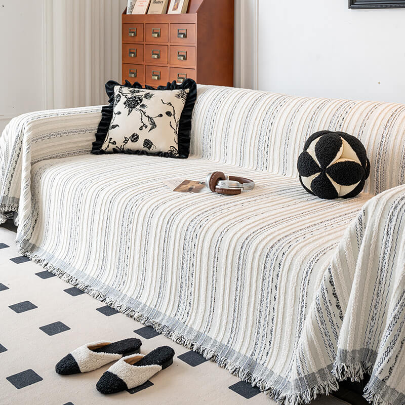 Jacquard Chenille Sofa Full Cover Protective Anti-Scratch Couch