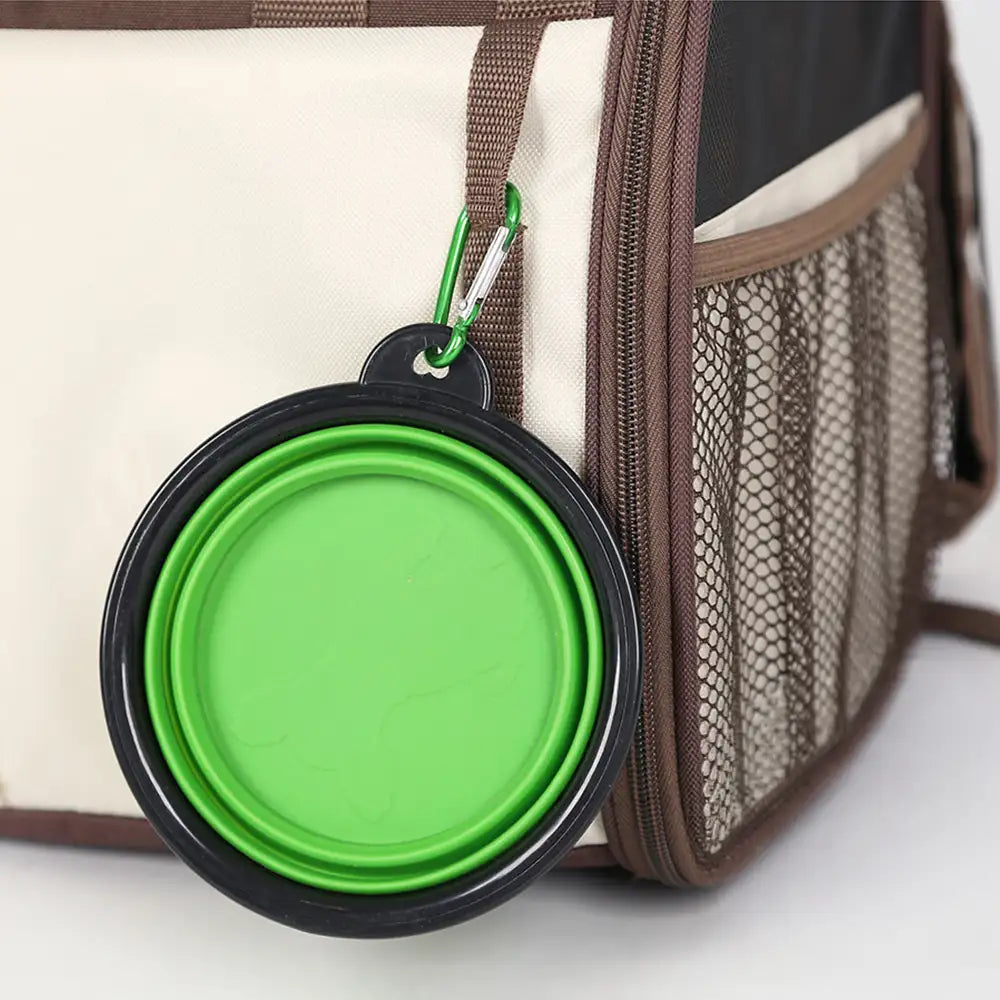 Large Capacity Breathable Foldable Pet Backpack Carrier for Travel Safety and Vet