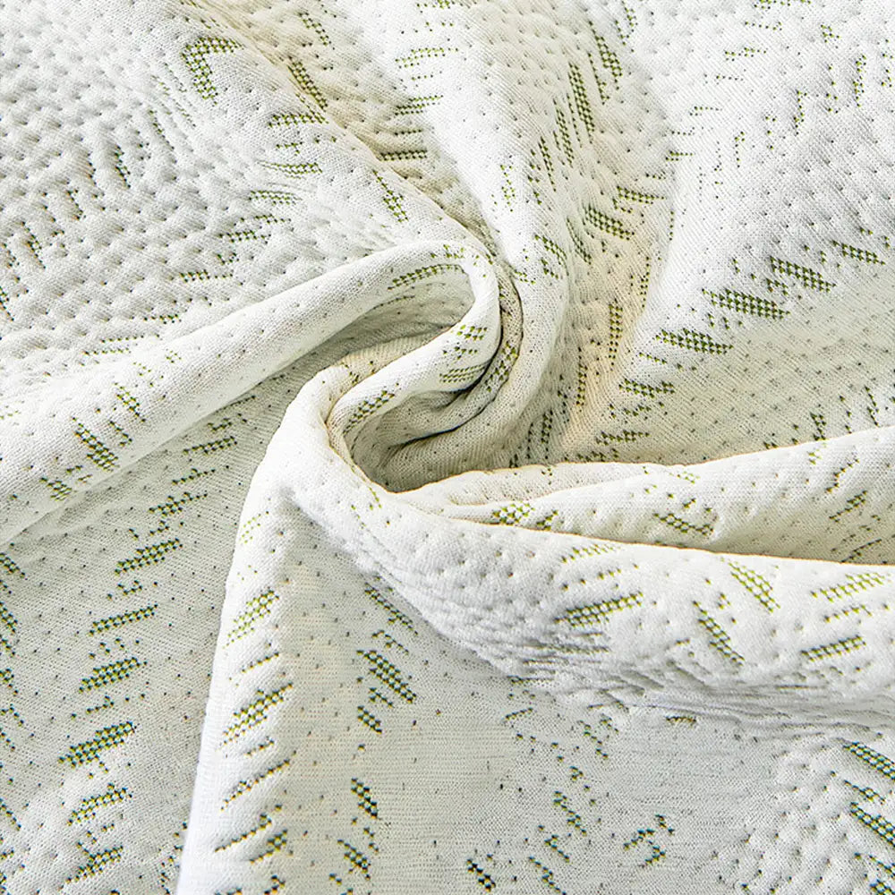 Leaf Pattern Cooling Ice Silk Sofa Protection Large Blanket Couch Cover