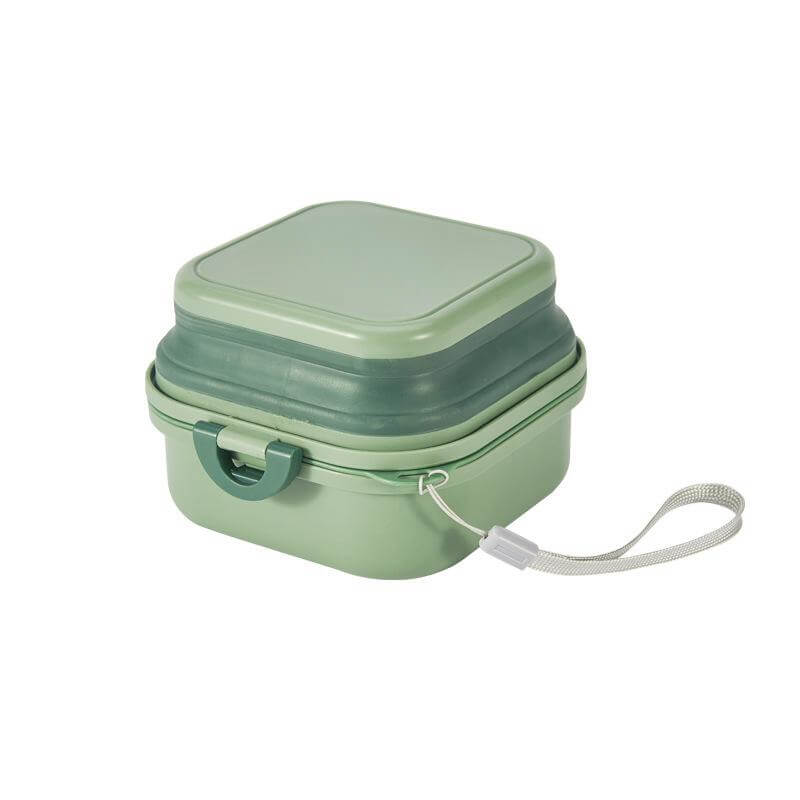 Outdoor Portable Double-layer Folding Pet Bowl