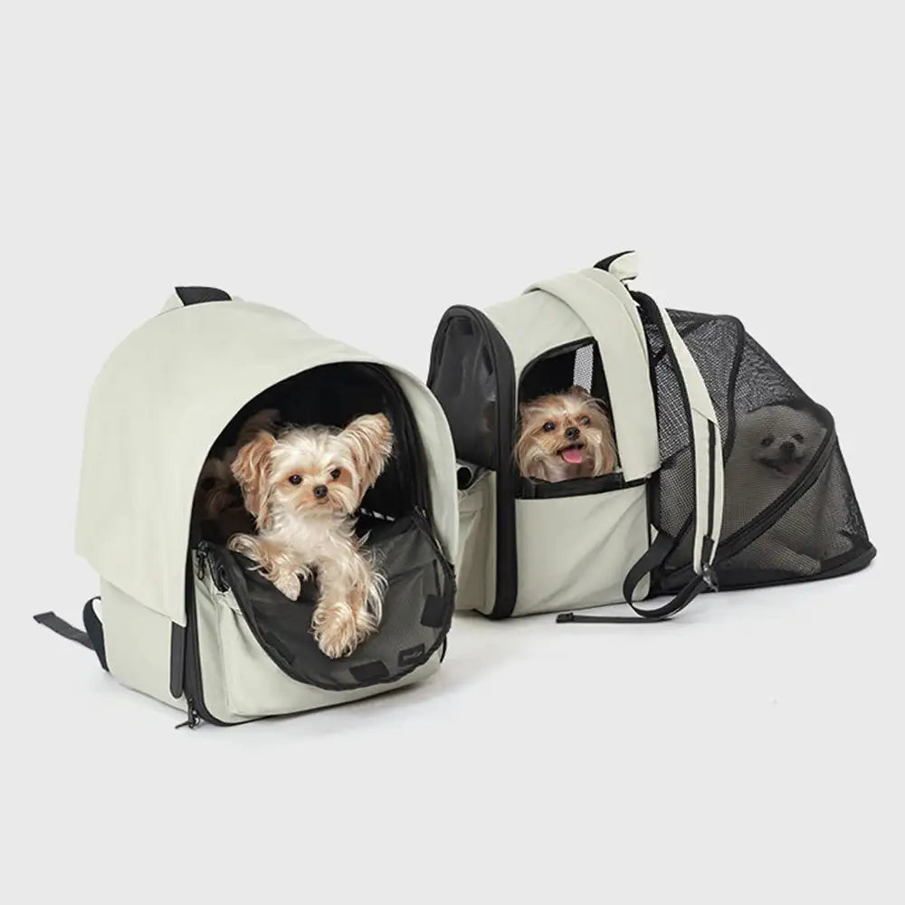 Outdoor Travel Expandable Breathable Cat Carrier Backpack with Sunshade