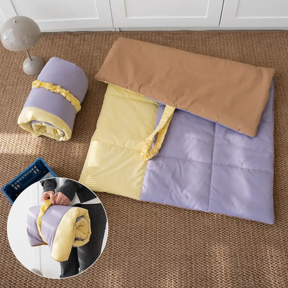 Portable Foldable Double-Sided Water-Repellent Dog Mat for Outdoor Travel & Camping